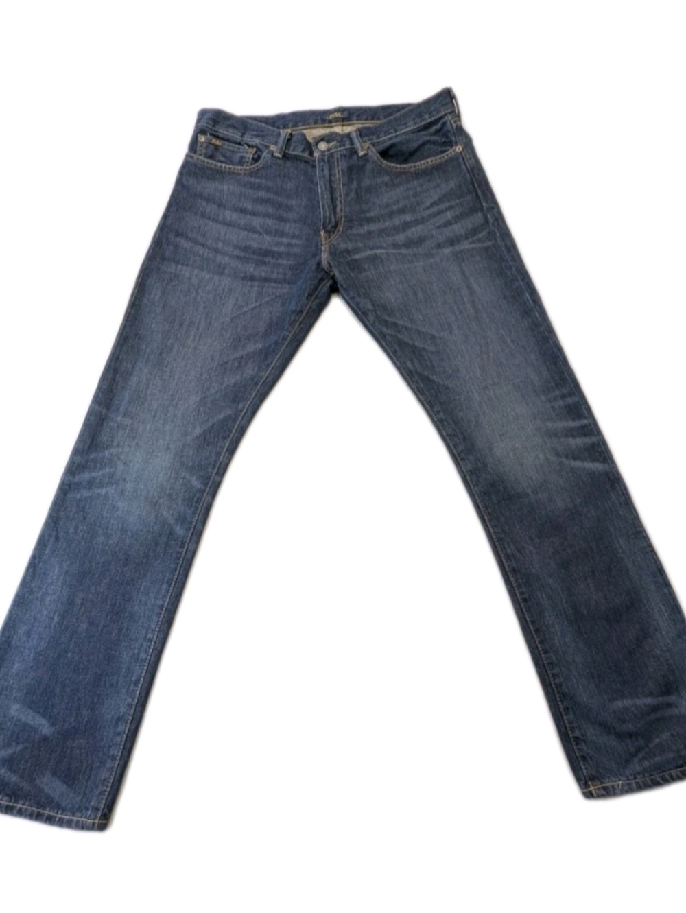 Polo Ralph Lauren Hampton Relaxed Straight Jeans 33x32 Dark Wash